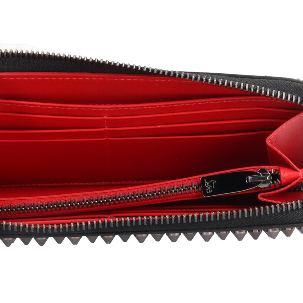 Christian Louboutin Spike Stud Panettone Long Wallet, Calfskin 1175099, Men's... - Picture 8 of 9
